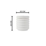 THE GREY BLEND® Aesthetic Soy Wax Candles in Luxury Concrete Jar with Lid, 20+ Hrs Burn Time, White Chocolate Scent, Perfect for Home Fragrance, Dinner, Bedroom, Bathroom, Christmas, Diwali & Gifting - Image 7