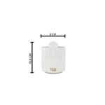 THE GREY BLEND® White Chocolate Scented Soy Wax Candles in Aesthetic Concrete Jar with Lid, 19+ Hrs Burn Time, Perfect for Date Night, Home Decor, Bedroom, Bathroom, Christmas, Diwali & Gifting - Image 4