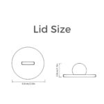 The Grey Blend® Striped Aesthetic Soy Wax Scented Candles in Reusable Concrete Jar Candle & Lid 20+ hrs Burn Time - Image 6