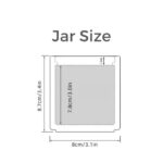 The Grey Blend® Striped Aesthetic Soy Wax Scented Candles in Reusable Concrete Jar Candle & Lid 20+ hrs Burn Time - Image 5