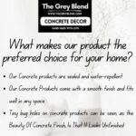 THE GREY BLEND® Reed Diffuser Pot with Premium Sticks – Stylish Concrete Diffuser for Home Fragrance & Elegant Room Décor – Durable & Reusable (No Oil Included) (White) - Image 7