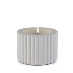 The Grey Blend® Small White Chocolate Scented Soy Wax Candles in Aesthetic Concrete Jar, 7+ Hrs Burn Time, Perfect for Date Night, Home Decor, Bedroom, Bathroom, Christmas, Diwali & Gifting - Image 5