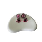 The Grey Blend® Concrete Bean Shaped Trinket Tray | Minimalist White Aesthetic Dish to Display Rings, Earrings, Makeup, Perfume | Props for Jewellery Photography, Styling & Home Decor - Image 4