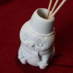 The Grey Blend® Snowman-Shaped Concrete Holder – Multipurpose Toothpick Holder & Reed Diffuser Pot for Home Décor – Stylish & Durable Storage Jar - Image 7