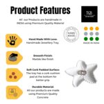 THE GREY BLEND® Starfish-Shaped Trinket Tray – Elegant Jewelry Dish for Display and Styling Jewellery Photography Prop – Coastal Home Décor for Rings, Earrings & Accessories - Image 9